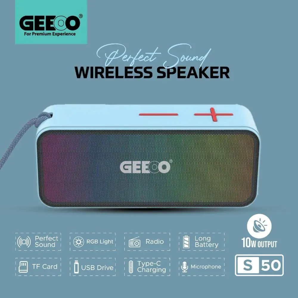 imgi_22_geeoo13 GEEOO S50 Rgb Wireless Speaker - Image 1