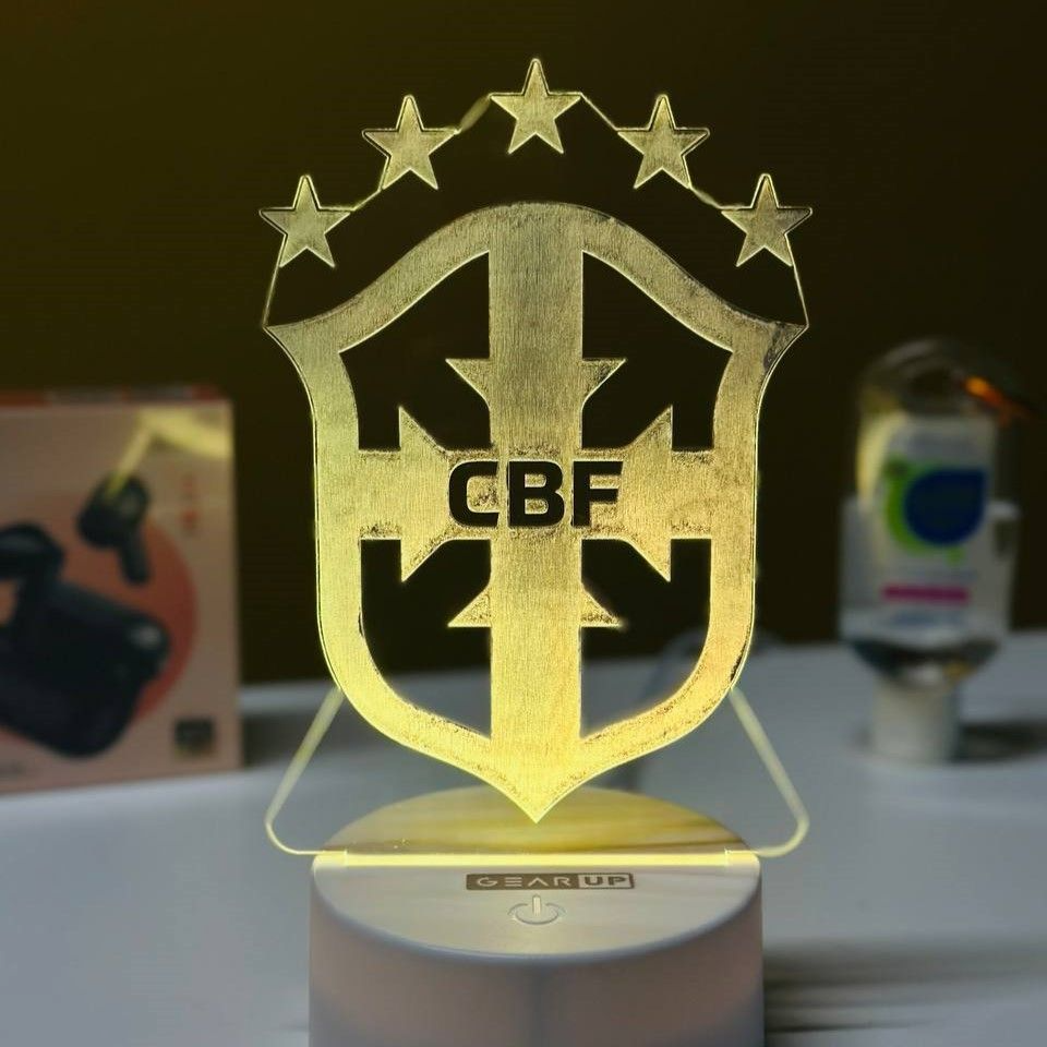 imgi_25_bazil_logo GearUP Acrylic Multicolor Night Lamp (Brazil Logo) – WHITE - Image 1