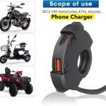 Universal Motorcycle Handlebar Phone Fast Charger - Image 3